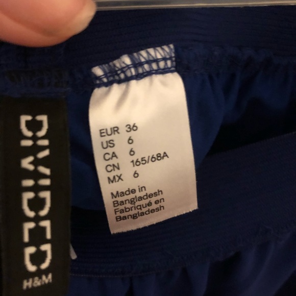 Royal blue sheer maxi skirt - Picture 2 of 2